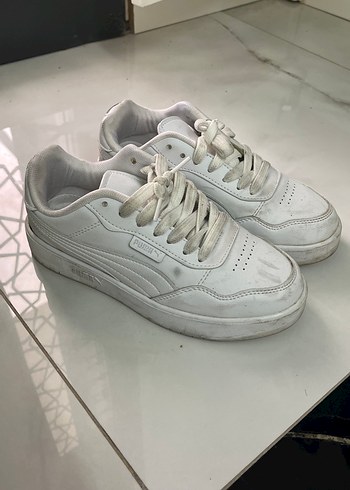 Puma Beyaz Dusuk Bilekli Sneaker