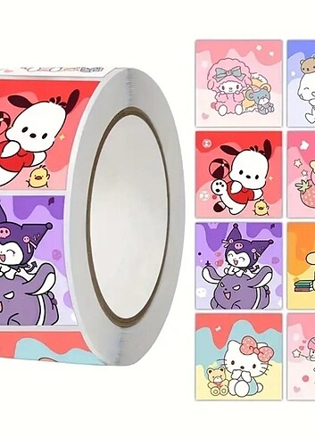 Sanrio 450+ sticker rulo