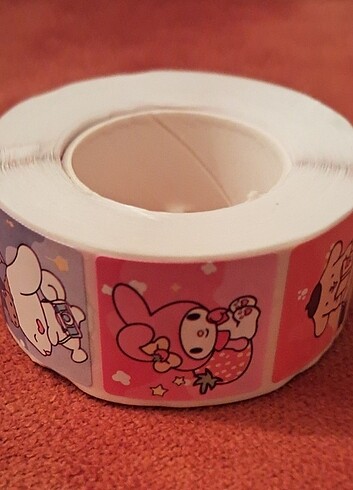  Beden Sanrio 450+ sticker rulo