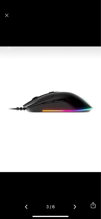  Beden STEELSERİES RİVAL 3 RGB GAMİNG MOUSE