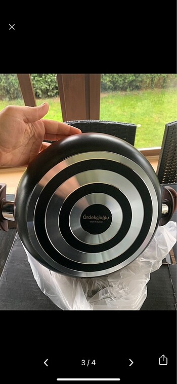  Beden Ördekçioğlu 26 CM Granit Yayvan Tencere