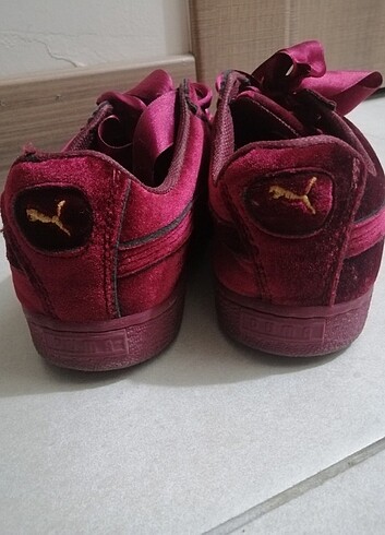 39 numara puma süet vişne çürüğü - Görsel 6