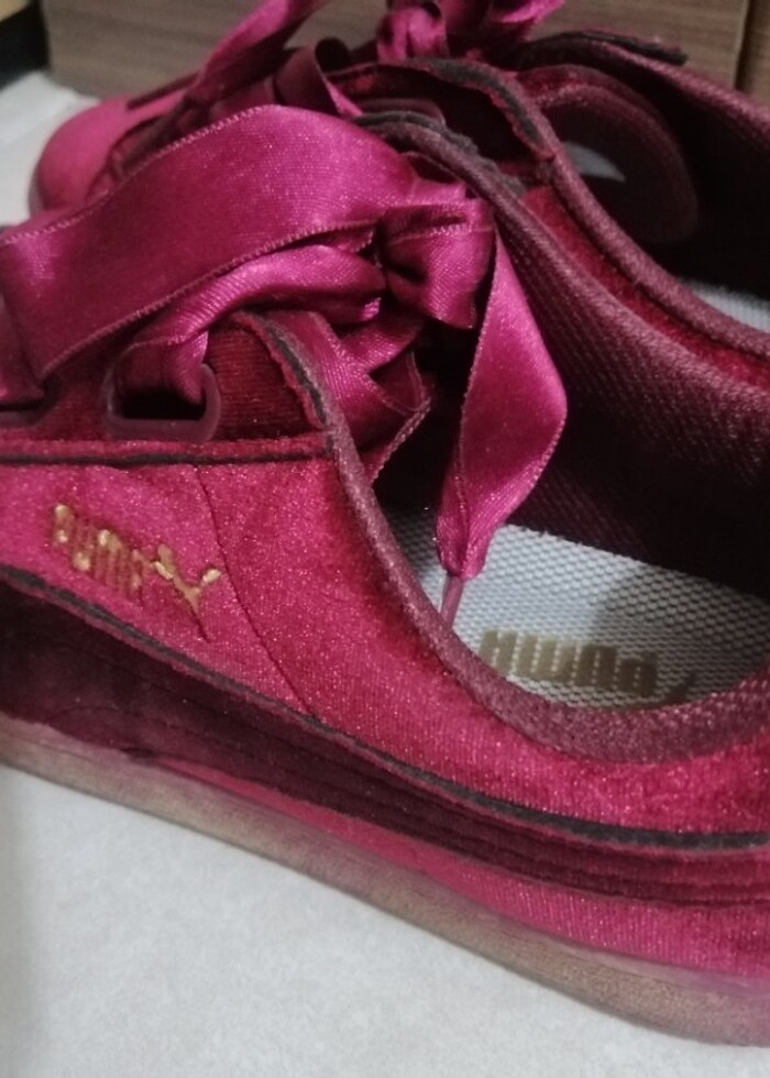 39 numara puma süet vişne çürüğü - Görsel 3