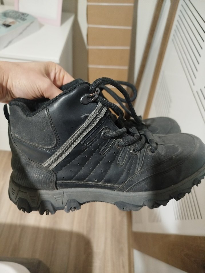 Gri Siyah Bağcıklı Erkek Outdoor Bot - Görsel 2