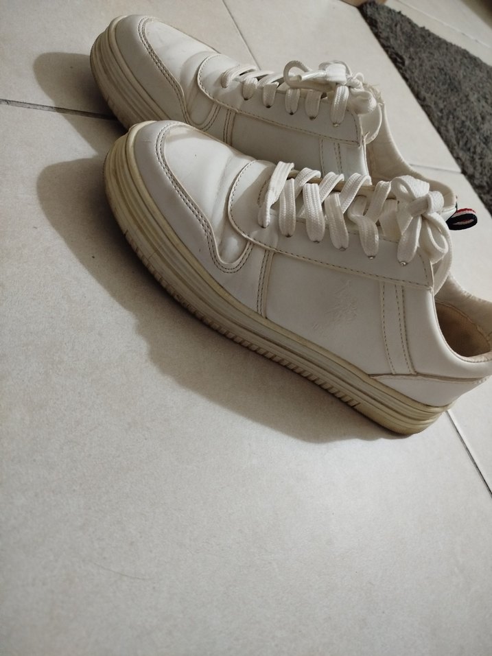 U.S. Polo Assn. Beyaz Kadın Spor Ayakkabı - Görsel 2