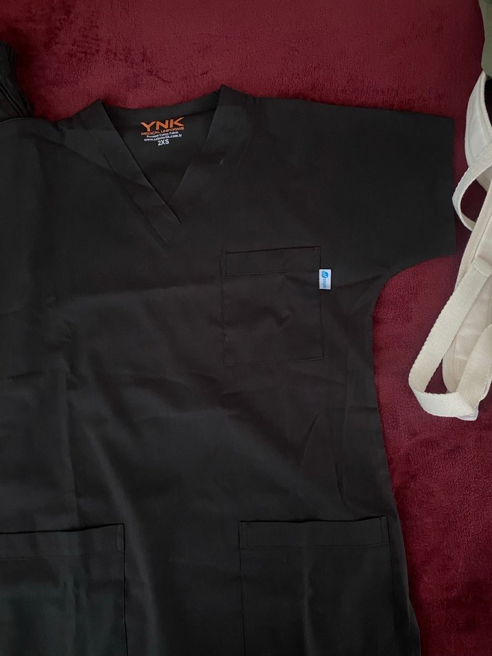 Siyah scrubs - Görsel 4