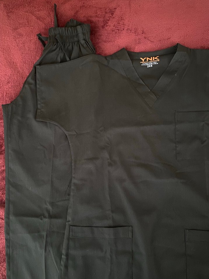 Siyah scrubs - Görsel 5