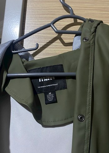 Kadın Haki Midi Trençkot/ Yağmurluk - Görsel 4
