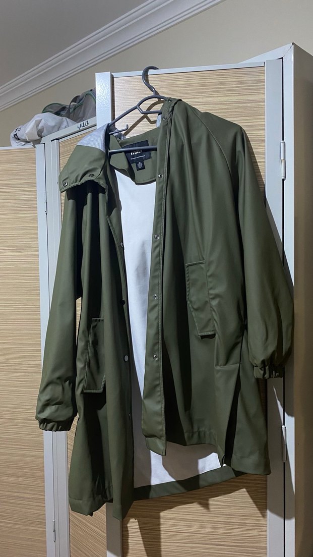 Kadın Haki Midi Trençkot/ Yağmurluk - Görsel 5