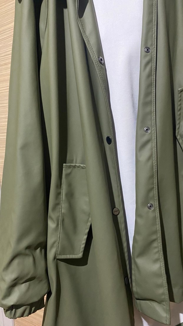 Kadın Haki Midi Trençkot/ Yağmurluk - Görsel 3
