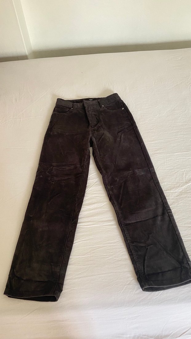 Siyah Süet Kot Pantolon - Görsel 2