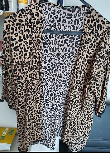 Leopar hırka 