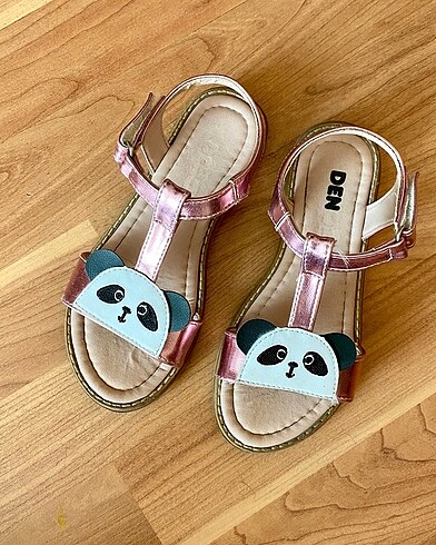 Denokids panda kız çocuk sandalet