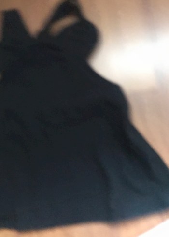 12-18 Ay Beden Kız Çocuk Siyah Minnie Baskılı Kolsuz Elbise