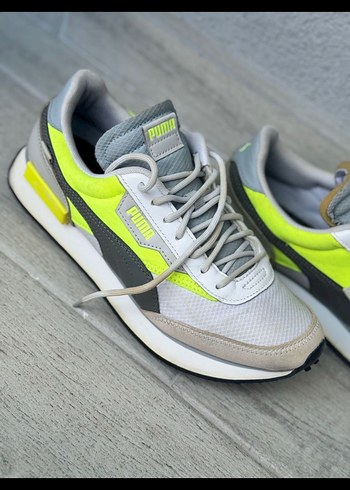Gri Erkek Spor Ayakkabı Puma Velcro