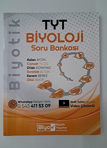 TYT BİYOLOJİ SORU BANKASI