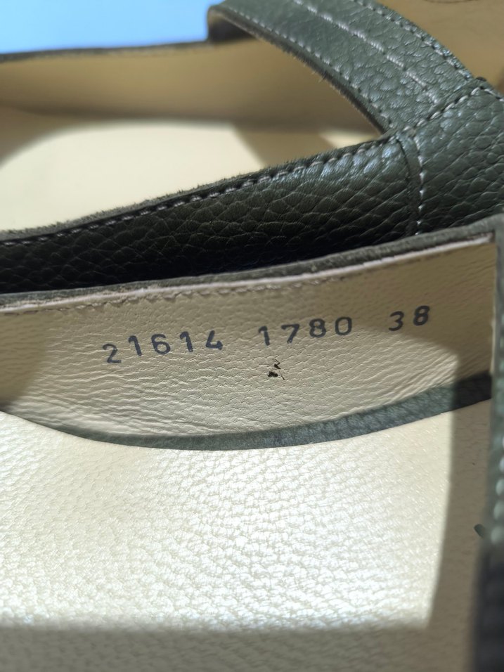 Tokalı Haki Kadın yazlık ayakkabi - Görsel 4