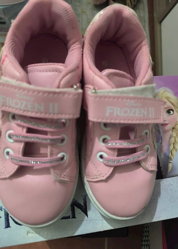 Frozen Pembe Baskılı Kız Çocuk Spor Ayakkabı - Görsel 2