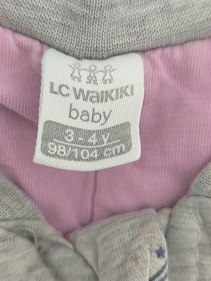 Kız Çocuk Gri Uzun Kollu fermuarlı uykui Tulumu - Görsel 3