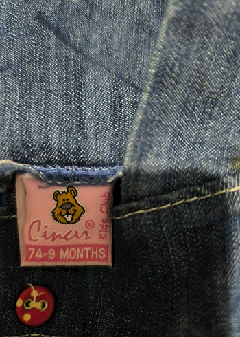 Kız Çocuk Tavşan Desenli Pamuklu Elbise - Görsel 5