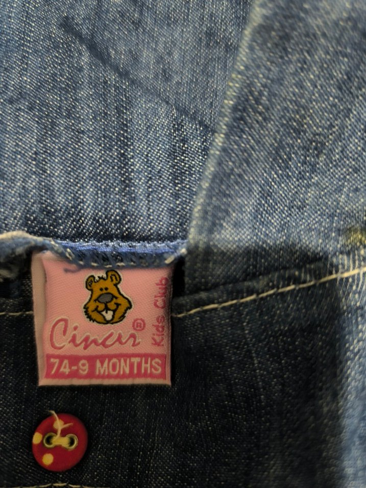 Kız Çocuk Tavşan Desenli Pamuklu Elbise - Görsel 5