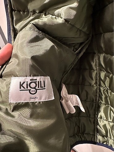 xl Beden lacivert Renk Kiğılı Erkek Mont