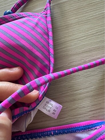 40 Beden pembe Renk Bikini