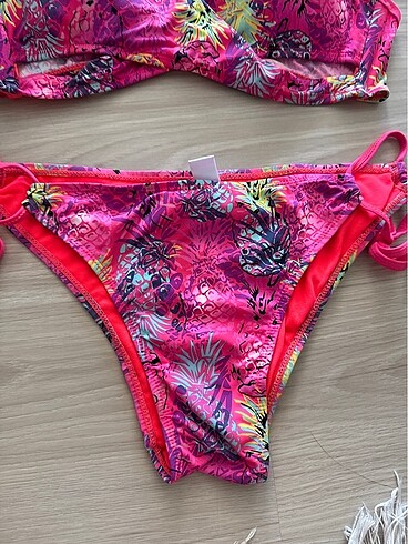 42 Beden pembe Renk Bikini