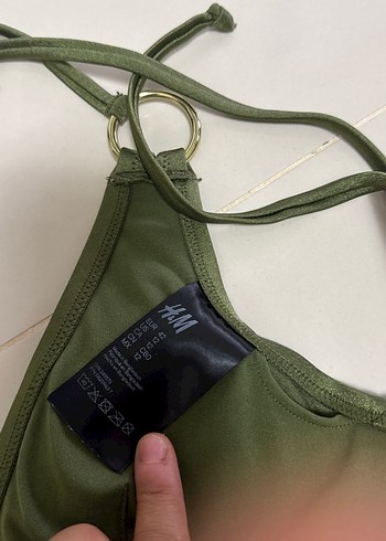 42 Beden çeşitli Renk Zincir Detaylı Çok Renkli Bohem Bikini