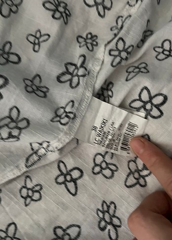 Çiçek Desenli Uzun Kollu Gömlek - Görsel 3