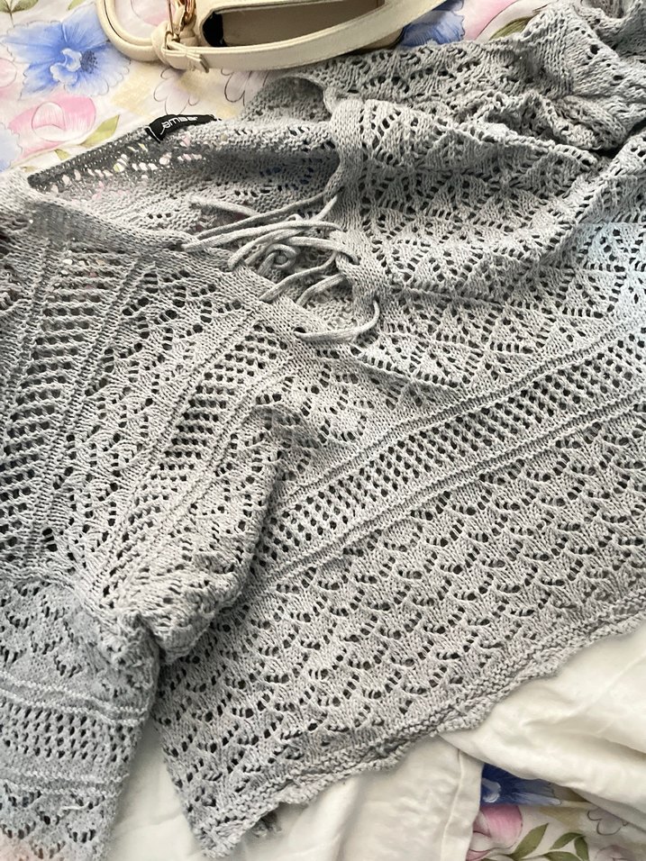 Beyaz Rahat Kesim Keten Pantolon - Görsel 2