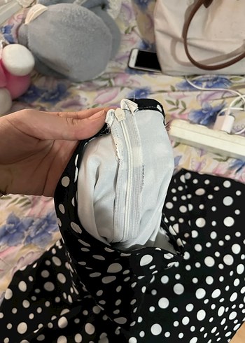 Siyah Puantiyeli Uzun etek - Görsel 3