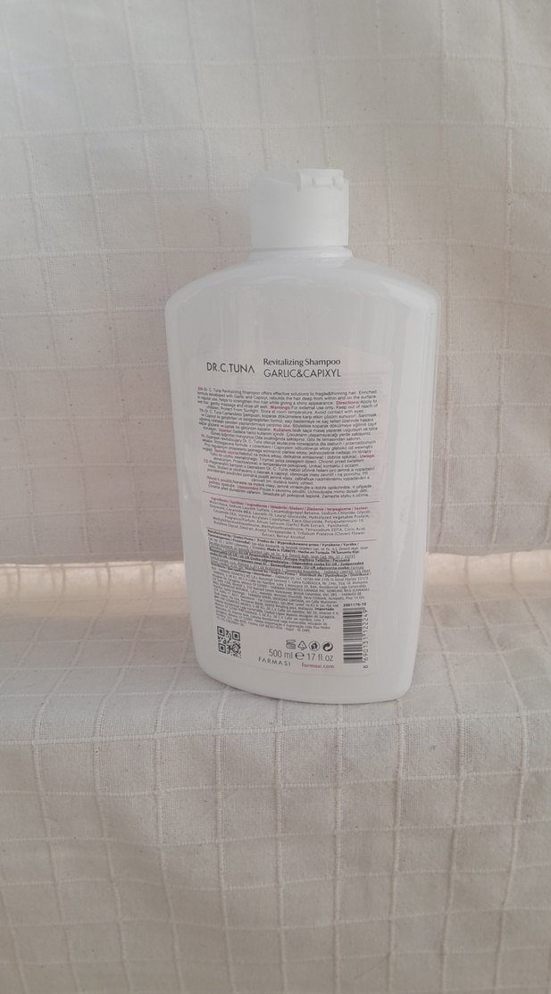 Dr.C.Tuna Sarımsaklı Saç Bakım Şampuanı 500 ml - Görsel 2