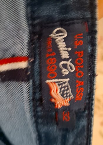 Koyu Mavi Kemerli Kız Denim Pantolon - Görsel 9