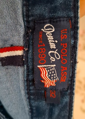 Koyu Mavi Kemerli Kız Denim Pantolon - Görsel 7