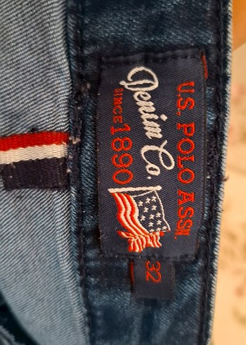 Koyu Mavi Kemerli Kız Denim Pantolon - Görsel 8