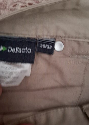 Bej Keten Bol Kesim Kadın Pantolon - Görsel 11