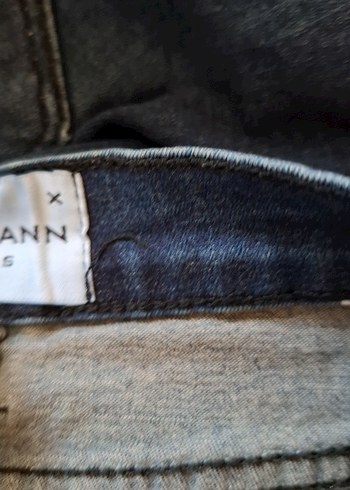 Kadın Mavi Sade Dar Kesim Midi Kot Pantolon - Görsel 8