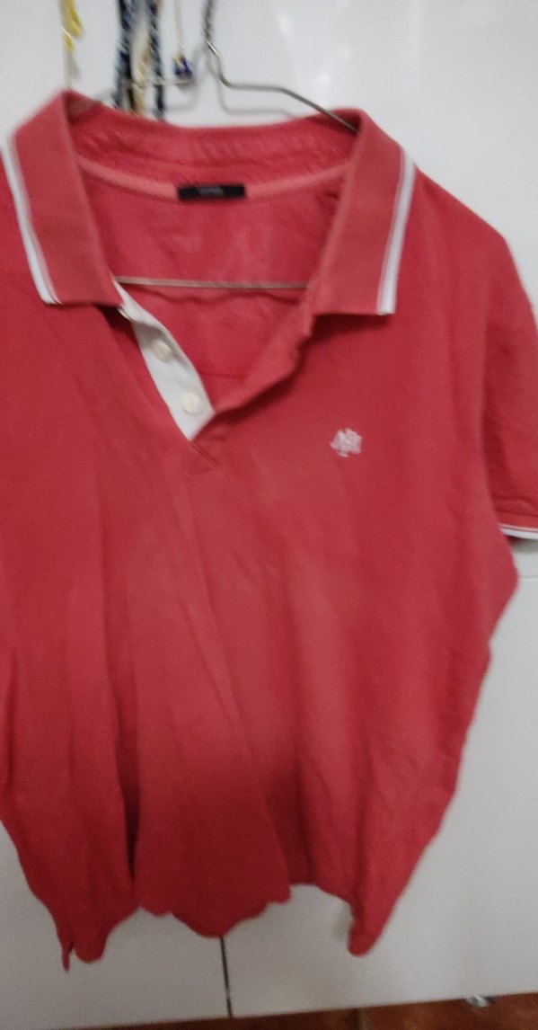 Kırmızı Erkek Polo Yaka Tişört - Görsel 3