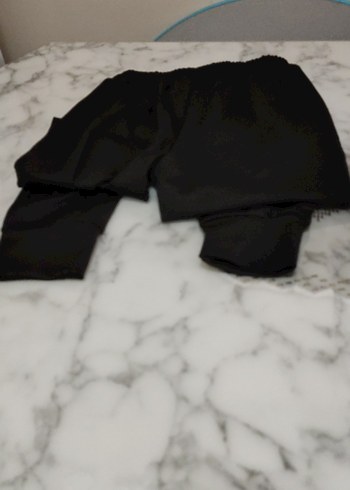 Siyah Erkek lastikli pantolon Sweatpants - Görsel 3