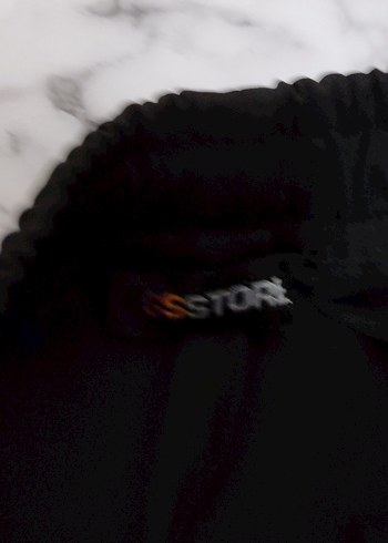 Siyah Erkek lastikli pantolon Sweatpants - Görsel 2