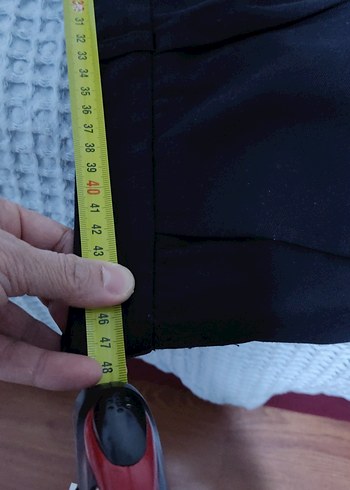 Siyah  Kumaş Pantolon - Görsel 4