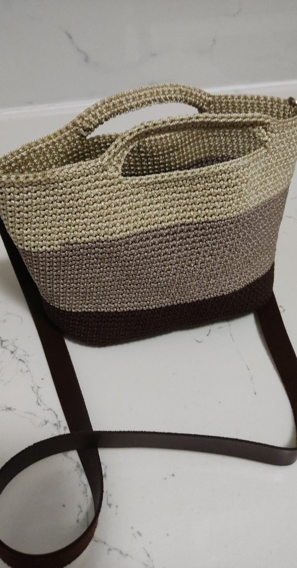 Bohem Tarz el Örgü Kadın Çanta - Görsel 4