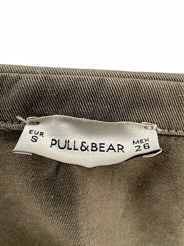s Beden yeşil Renk Pull and Bear Kot Ceket %70 İndirimli.