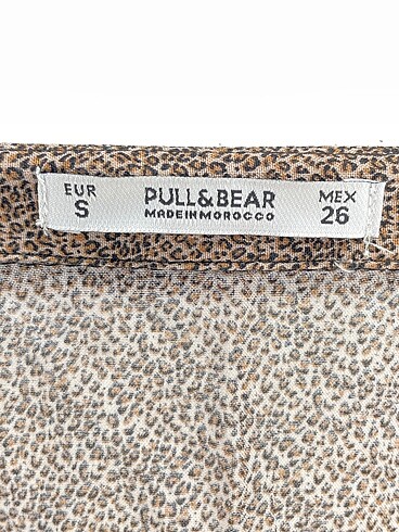 s Beden kahverengi Renk Pull and Bear Gömlek %70 İndirimli.