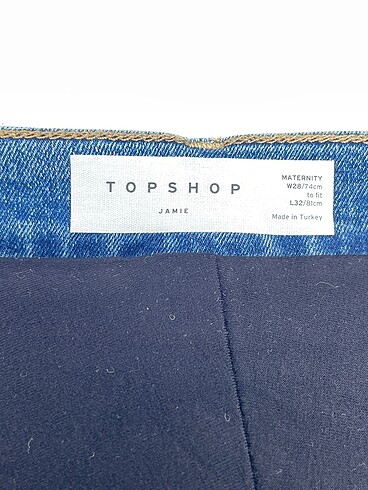 28 Beden mavi Renk Topshop Hamile Pantolon %70 İndirimli.