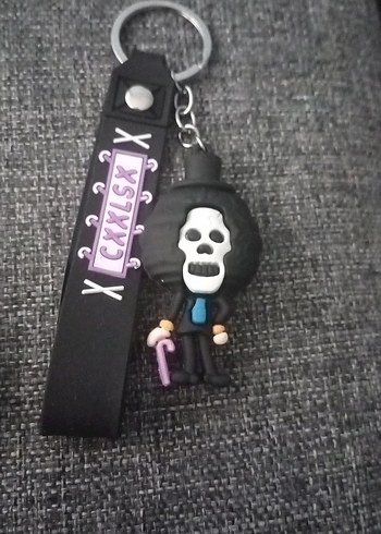 Beden Renkli Rock Punk anahtarlık Seti