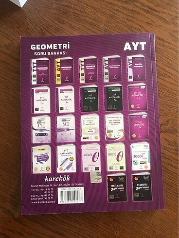 Karekök yayınları ayt geometri soru bankası