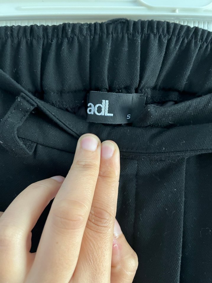 Siyah  Kadın Kumaş Pantolon - Görsel 2