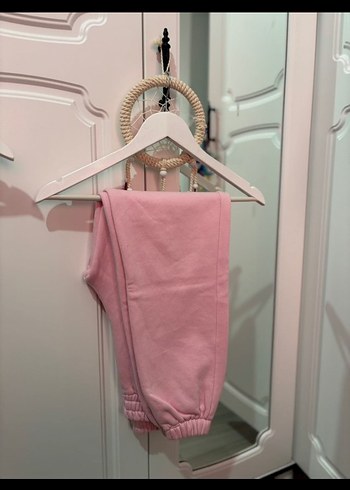 pembe ve gri Eşofman - Görsel 4